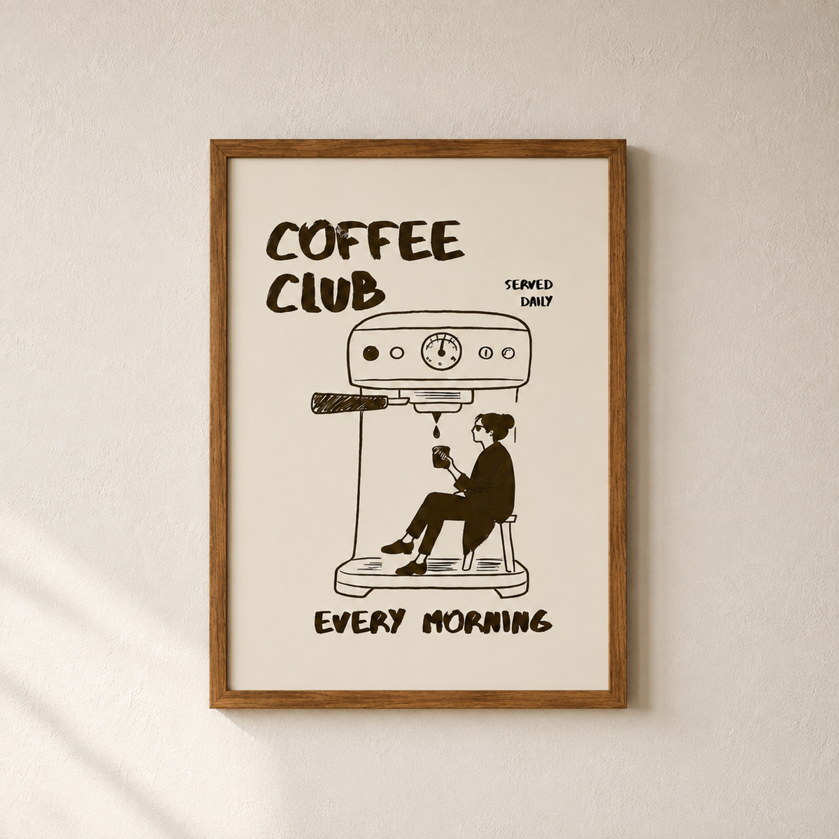Affiche Café Illustration Minimaliste