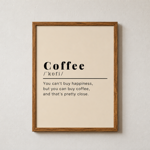 Affiche Coffee Club Rétro