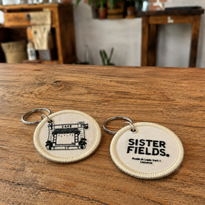 Porte-clé Rond – Devanture Café / Logo Sister Fields
